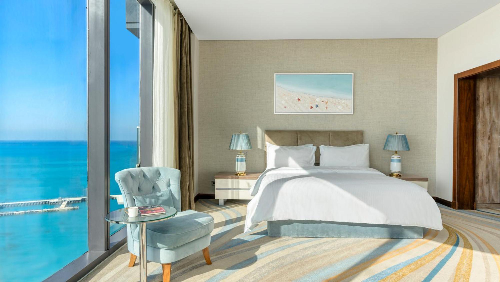 Hotel Regal Heights El-Alamein Zimmer foto A bedroom at the hotel